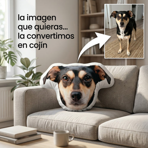 Cojín de Compañero Peludo-Personalizado 🐾💖