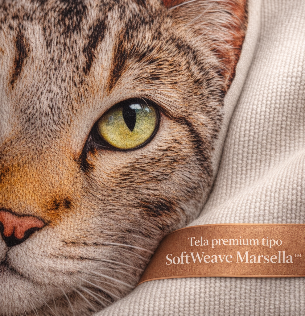 Cojín de Compañero Peludo-Personalizado 🐾💖